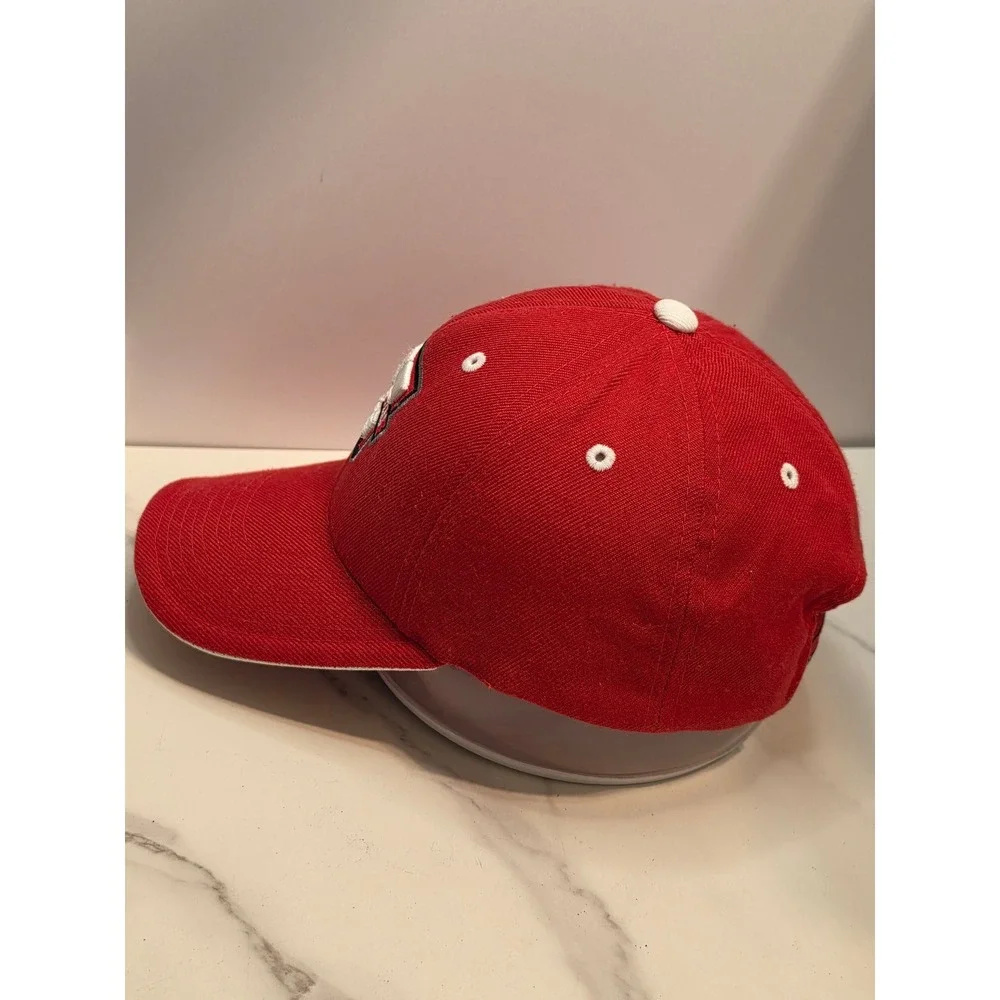 WKU Hilltoppers Captains Collection Red Baseball Cap Hat Mens Adjustable WKU